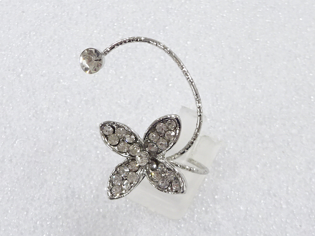 JAPANESE KIMONO / ANTIQUE CRYSTAL RING (SIZE 15.5)